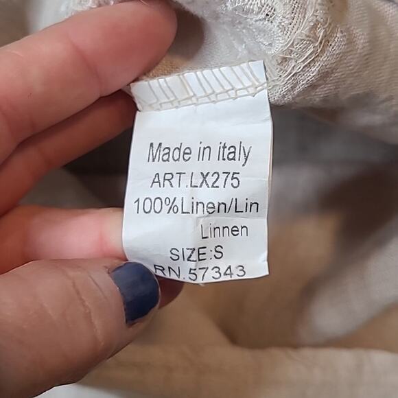 Lungo L'Arno linen blouse - Picture 5 of 7